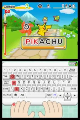 Apprends avec Pokemon A la Conquete du Clavier (France) screen shot title